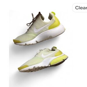 Nike Lemon and White Running Shoes